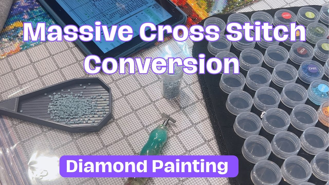 Join me in my Massive Cross Stitch Conversion Journey! WIP & Chat