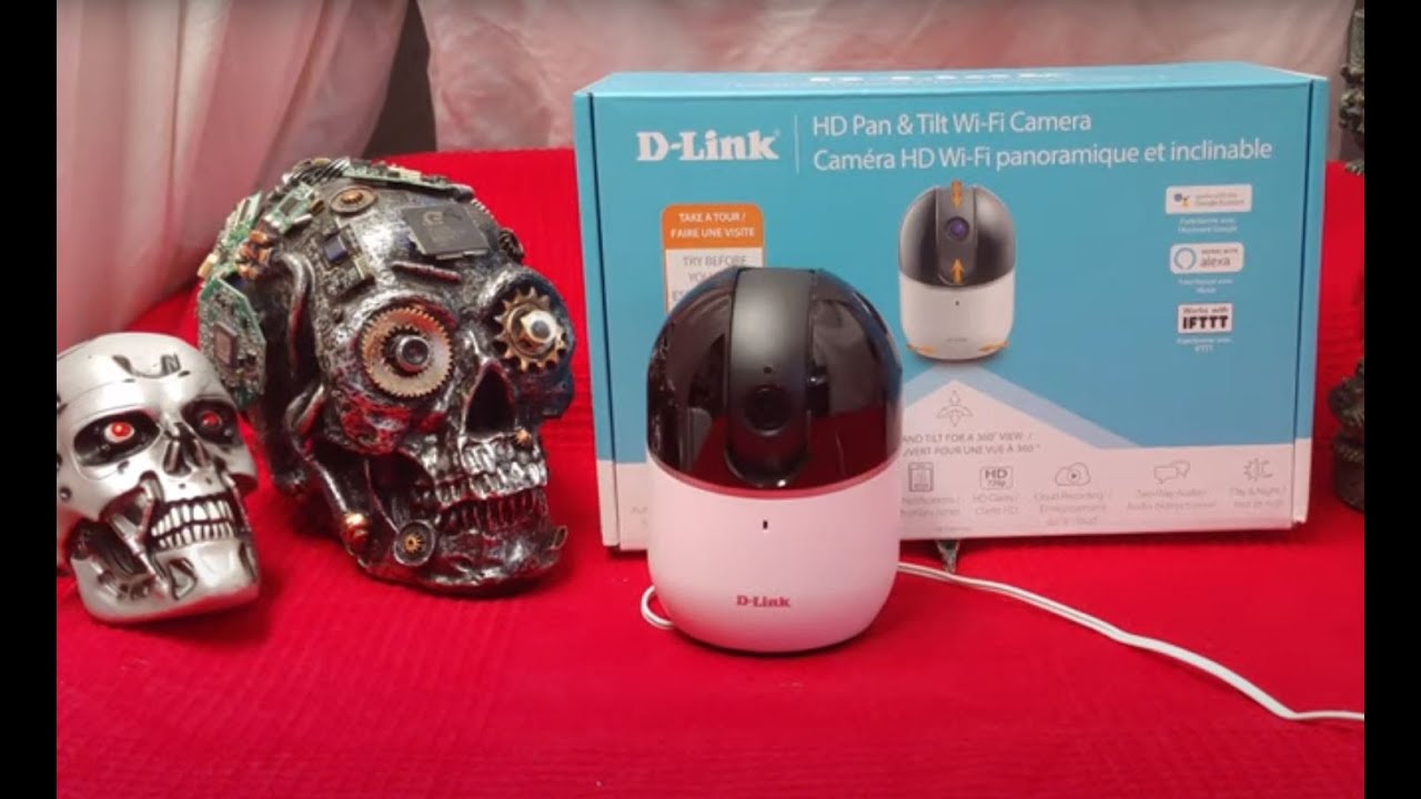 D-Link HD Pan & Tilt Wi-Fi Camera, 360° Review & Test  Auto Motion Tracking, Mydlink DCS-8515LH