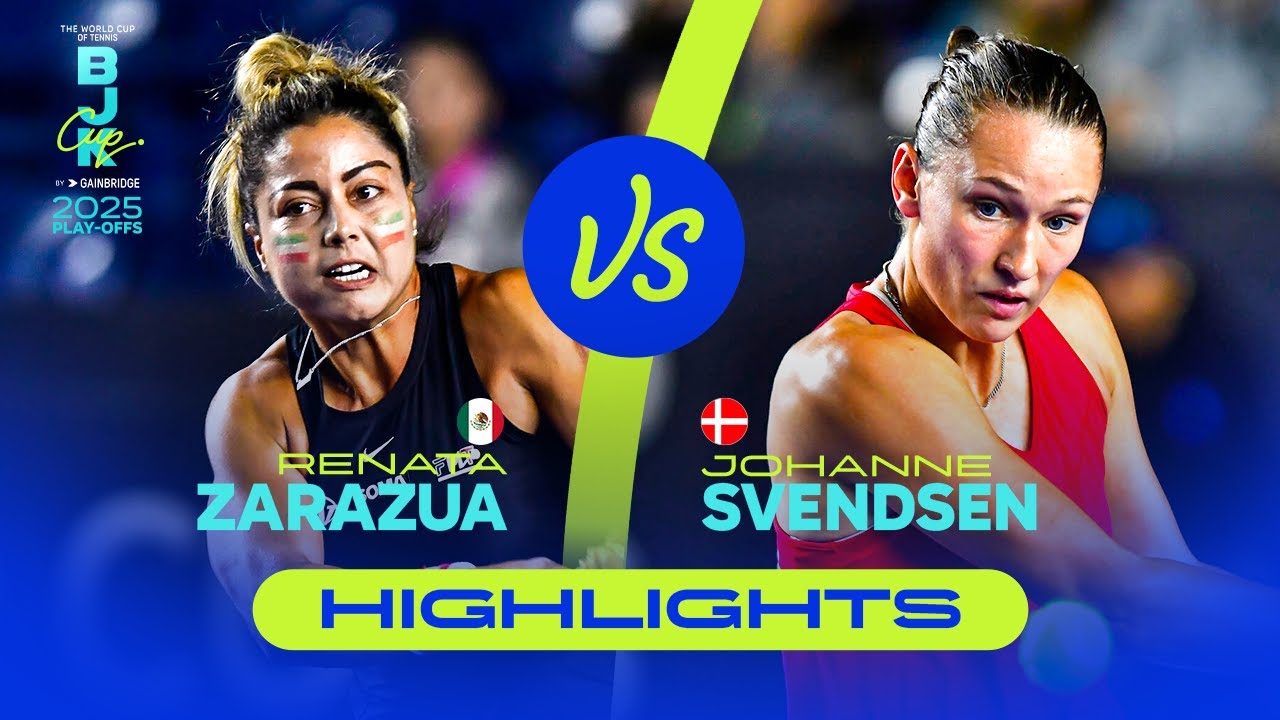 Renata Zarazua (MEX) vs Johanne Svendsen (DEN) | 2025 Billie Jean