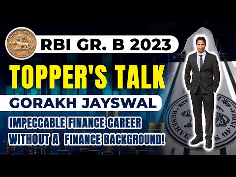 Topper's Talk With Gorakh Jayswal, Cleared RBI Grade B 2023 | RBI Grade B Topper Interview