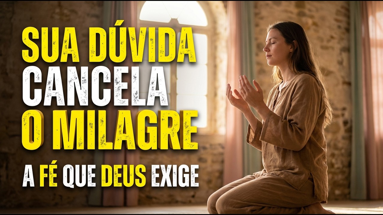 Sua dúvida CANCELA o milagre que sua oração pediu. Deus te chama para uma fé que Age AGORA