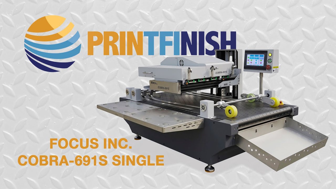 PRINTFINISH FOCUS INC. COBRA-691S SINGLE PASS PRINTER - YouTube