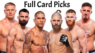 My Full Card Predictions & Breakdown For UFC 295