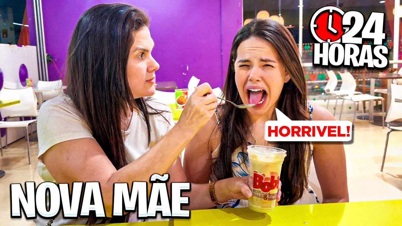 TIA HELLEN VIROU MINHA MÃE POR 24 HORAS!!
