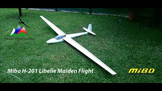 Brand new MIBO 3,75m H-201 Libelle maiden flight of test model.