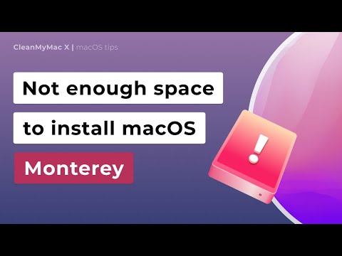 Not enough space to install macOS Monterey