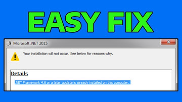 How To Fix .NET Framework 4.8 or a Later Update is Already Installed on This Computer