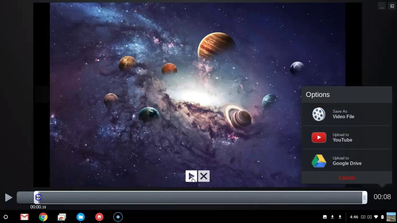 Trimming your Video on Screencast-O-Matic Chromebook