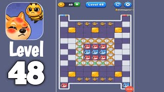 Doge Eacape Block Puzzle level 48 Walkthrough Solution
