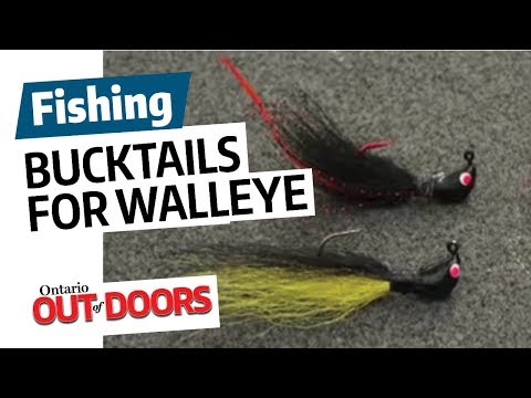 Ripping bucktails in weeds for walleye 