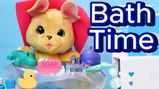 Baby Kangaroo Toy Bath Time Routine