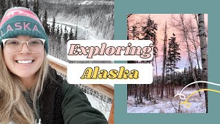 Alaska Travel Vlog // 2020 // Snow Hiking // North Pole // Llama Hikes + Reindeer Farm!