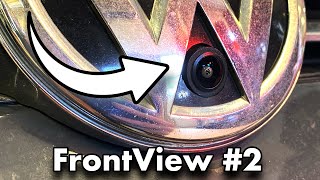 Golf MK7 Front View Camera, part 2: grill and badge mod
