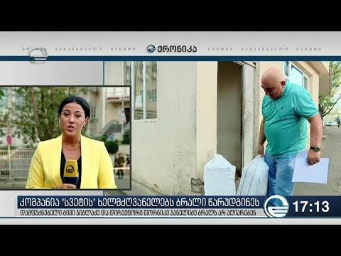 კომპანია „სვეტის დამფუძნებელსა და დირექტორს ბრალი წარედგინათ