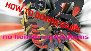 How to Download POKEMON PLATINUM without human verifications screenshot 4
