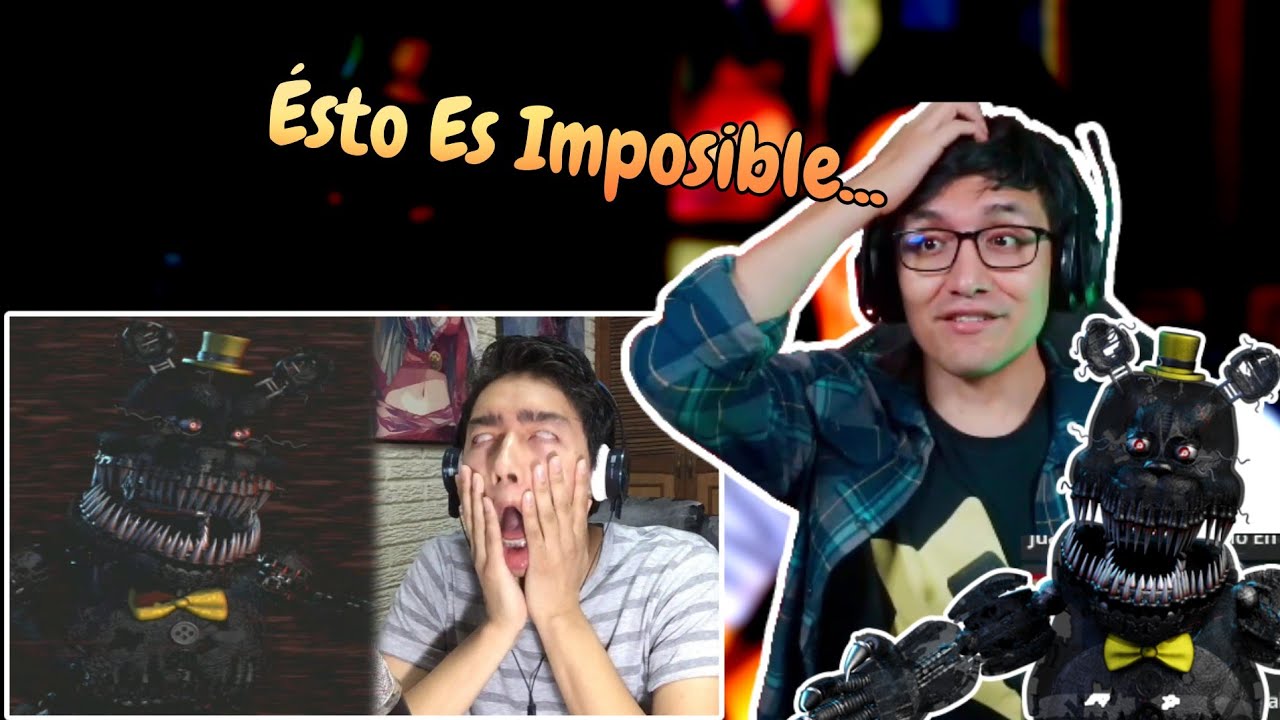 Jugandor Reacciona A- Fernanfloo FNAF (Noche 8)