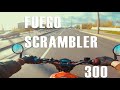 FUEGO SCRAMBLER 300 | Обзор | Звук выхлопа, динамика, etc