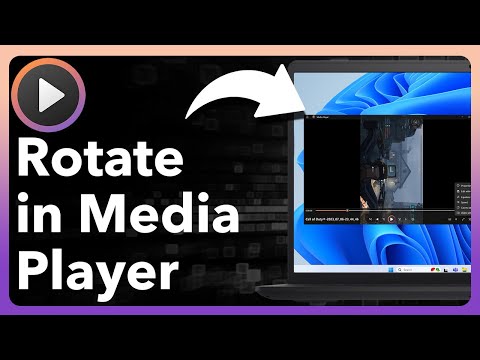 Windows Media Playerでビデオを回転させる方法