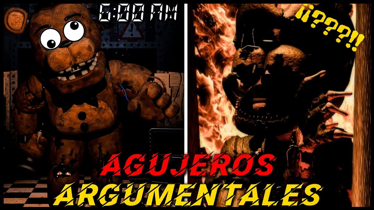 Agujeros de Guión en FNaF #1 || Five Nights At Freddy's | FNaF