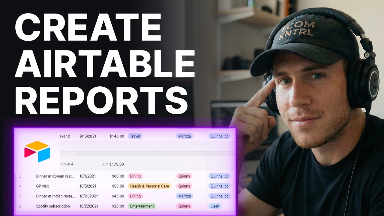 How To Create Reports In Airtable (2026) | Reporting Views - YouTube