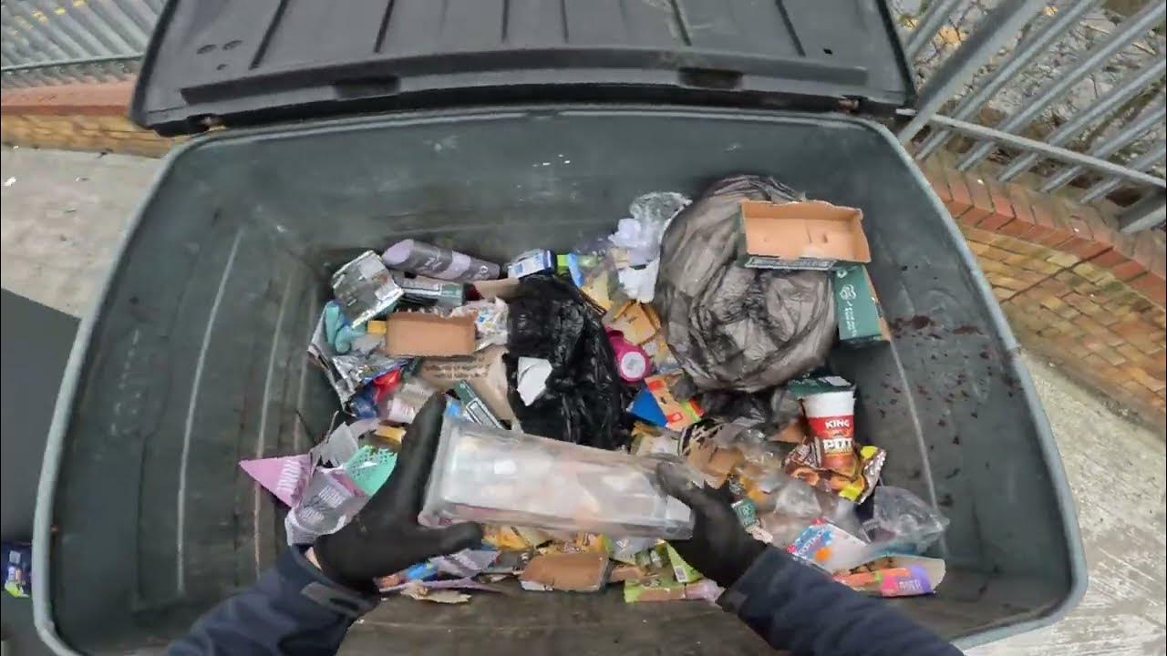 I LIVE OFF OF WASTE, DUMPSTER DIVING UK YouTube