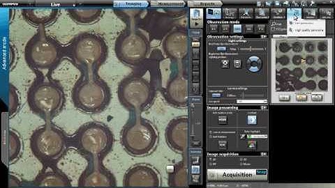 DSX Series Opto-Digital Microscopes: 2D Simple Live Panorama