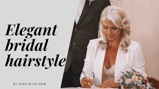 SOFT ELEGANT BRIDAL HAIR STYLE /  Kristy Gibson screenshot 5