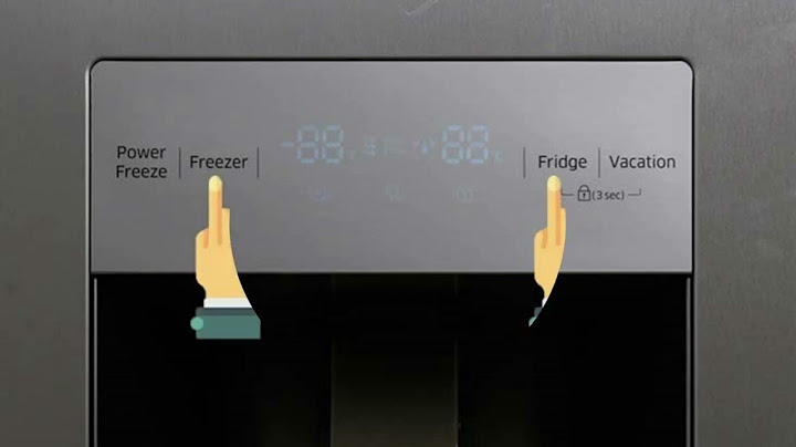 Hướng dẫn điều chỉnh nhiệt độ tủ lạnh samsung