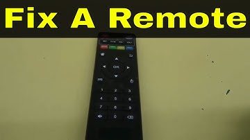 How To Fix A Remote Control That Doesn