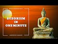 Buddhism for Beginners (in One Minute)