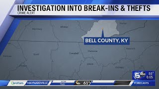 Bell County Ky authorities investigating string of storage unit break-ins