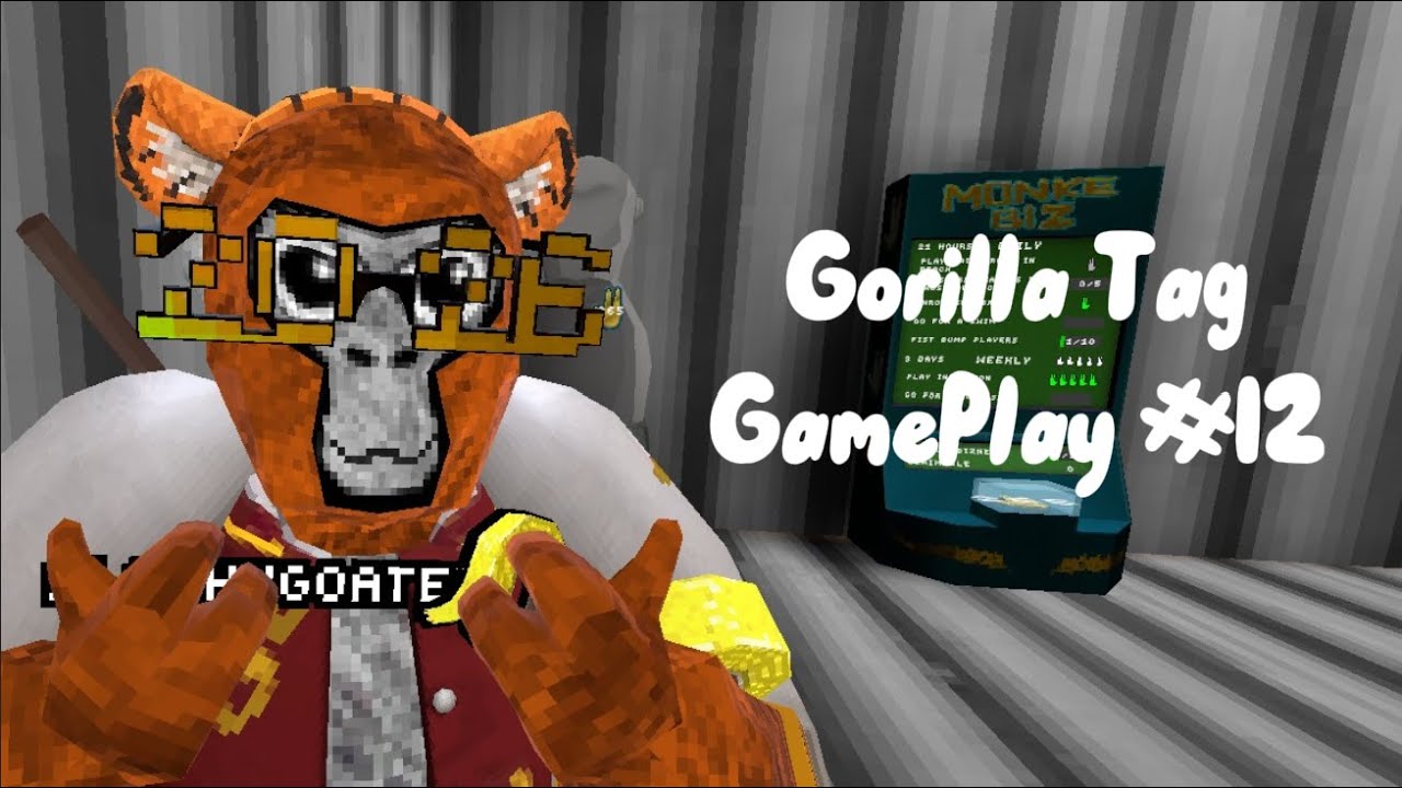 Играю со своими ленивыми фанатами в игре "Горилла Тэг" №12