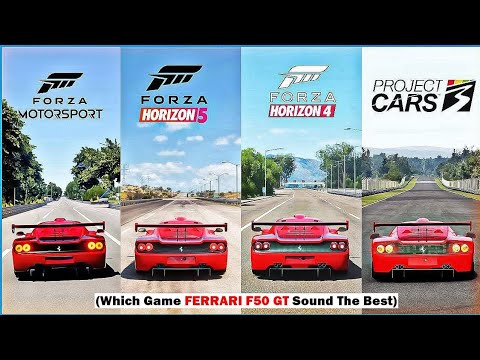 Ferrari F50 GT Top Speed in Forza Motorsport 8, Forza