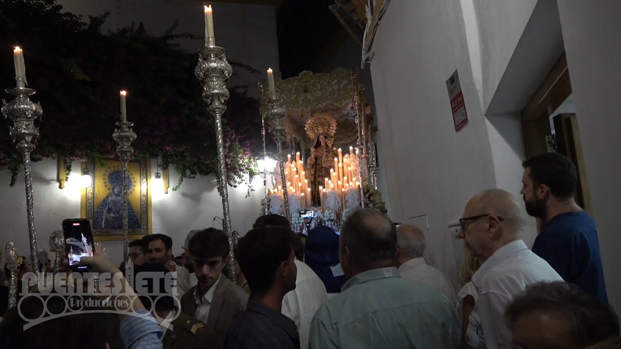 (2/3).- Virgen del Carmen Coronada de San Cayetano. Julio en Córdoba de 2023.