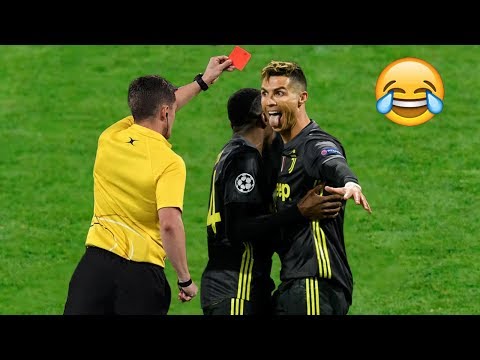 top-10-most-crazy/funny-red-card-reaction-in-football-●-hd