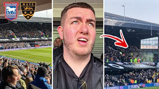 4,500 AWAY FANS TAKEOVER & FAN FALLS OUT OF STAND at IPSWICH TOWN vs MAIDSTONE UNITED