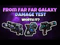 From far far galaxy weapons damage test  community van day 3   pixel gun 3d
