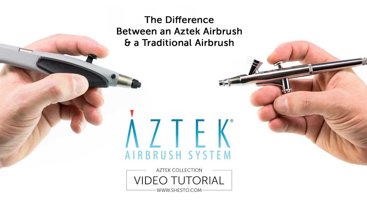 The Difference between an Aztek Airbrush & a Traditional Airbrush YouTube