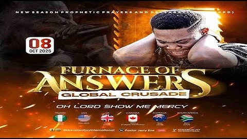 OH LORD SHOW ME MERCY//[FURNACE OF ANSWERS - GLOBAL CRUSADE - DAY 3] || NSPPD || 8TH OCTOBER 2025