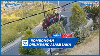 Detik-detik Rombongan Drumband Alami Kecelakaan di Tikungan Curam