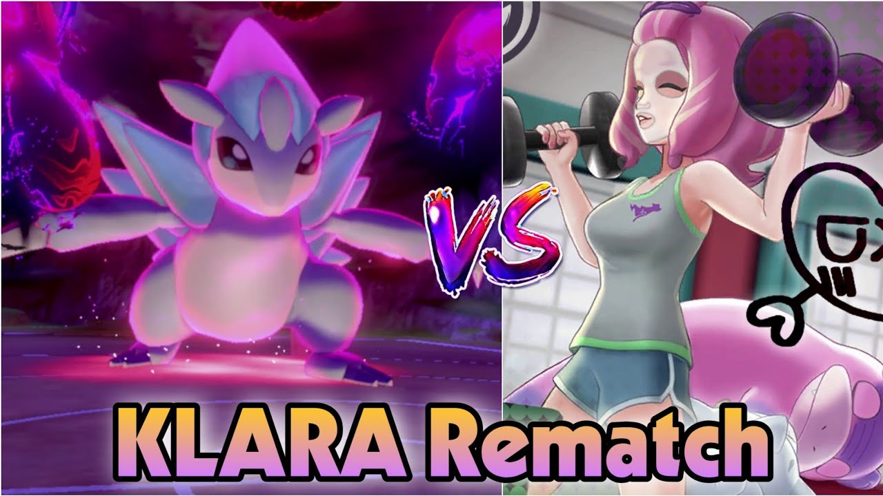 Isle Of Armor Rematch With KLARA Full Battle Animation Pokemon 