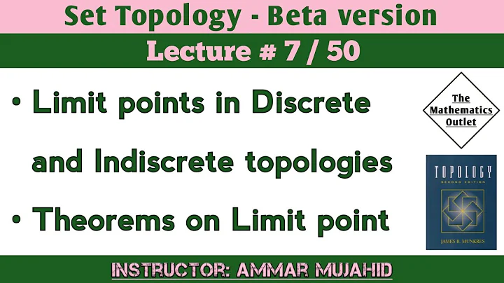 Derived set Examples | Limit point Theorem | Lecture 7 || Set Topology
