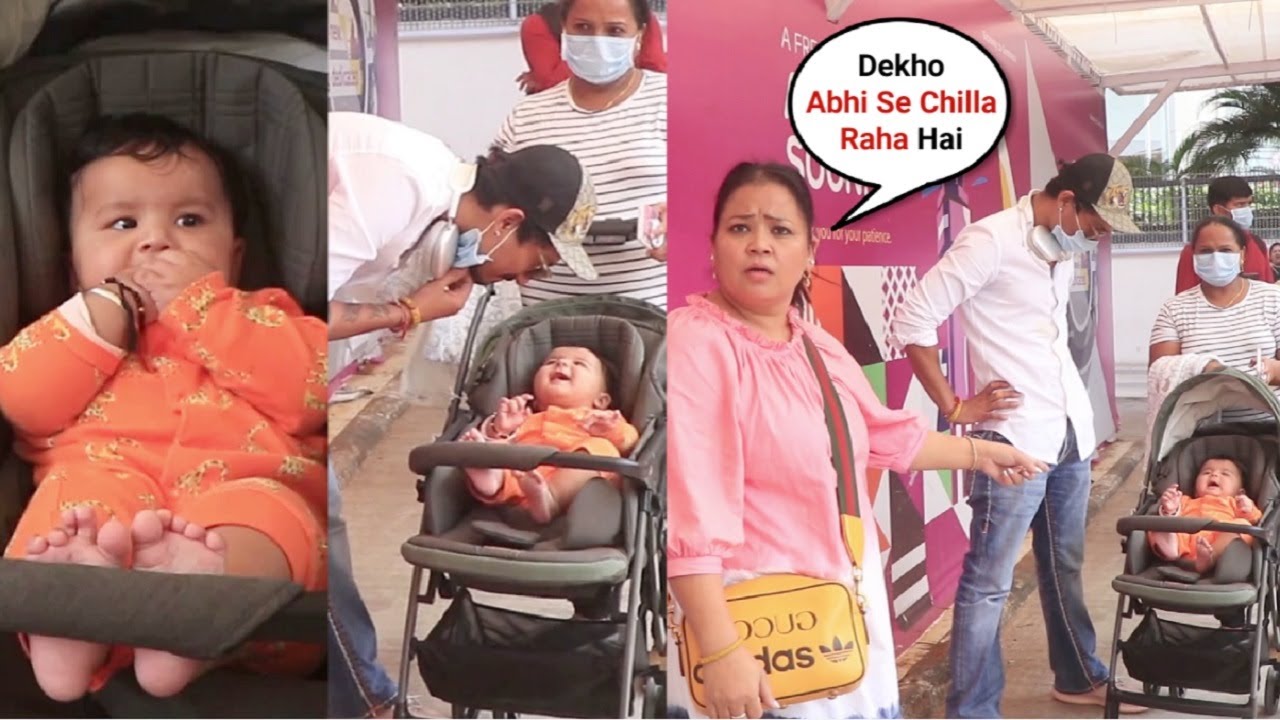 bharti-singh-with-son-laksh-and-hubby-haarsh-limbachiyaa-return-from