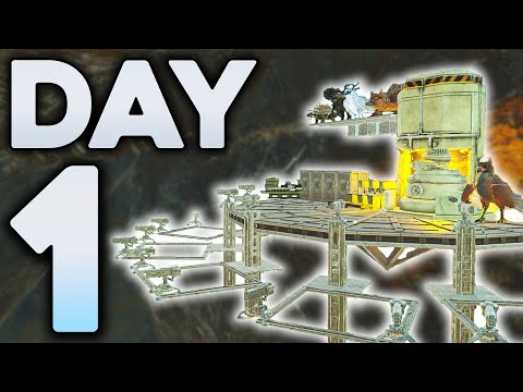 Claiming Extinction's Best Base Location on Day 1! - ARK PvP
