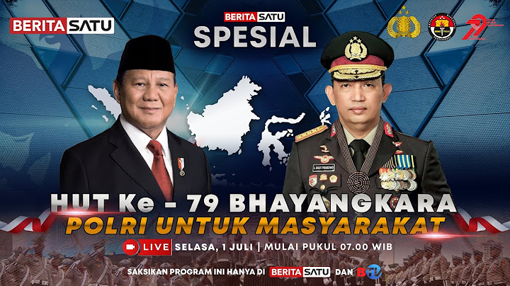 🔴 Breaking News | Prabowo Pimpin Upacara HUT ke-79 Bhayangkara #beritasatu