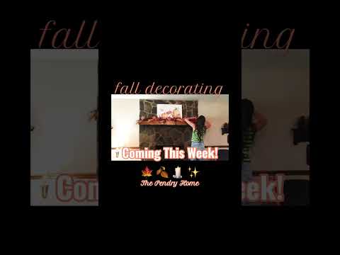 COMING SOON 🎥 turn your notifications on so you don't miss it! 🍁🍂🕯️✨🫶 #falldecor #fall2026