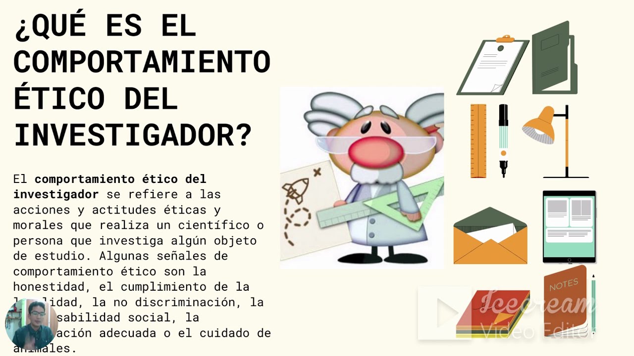 COMPORTAMIENTO ÉTICO DEL INVESTIGADOR - YouTube