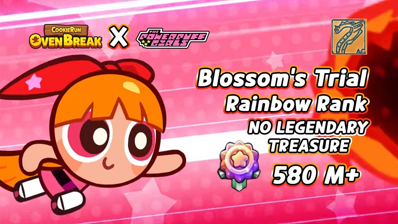 CROB X The Powerpuff Girls - Blossom's Trial - Cookie Trials Rainbow Rank (NO Legendary Treasure)