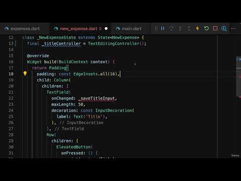 5 14 Letting Flutter do the Work with TextEditingController