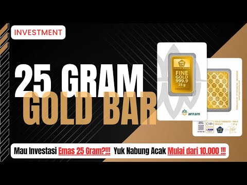Mau Investasi Emas 25 Gram!!! Yuk Nabung Mulai dari 10.000!!! #nabungemas #emasantam #investing